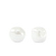 Perlas de agua dulce de imitación 3x3mm - Blanco